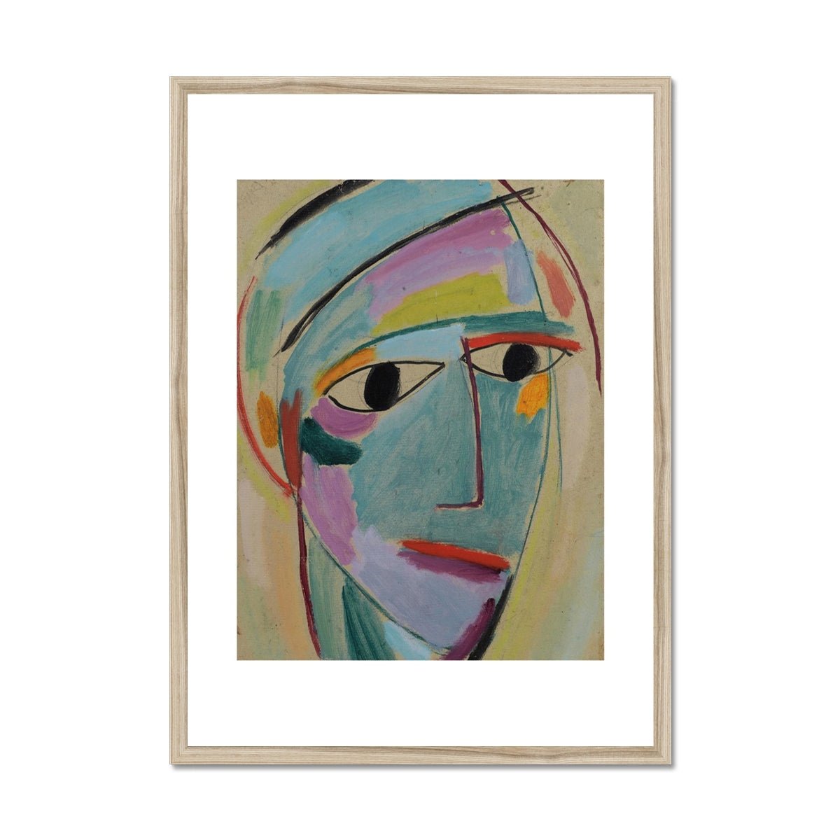 Wonky Walls - Mystical Head, 1917 - Alexej von Jawlensky - Art Prints & Framed Canvases