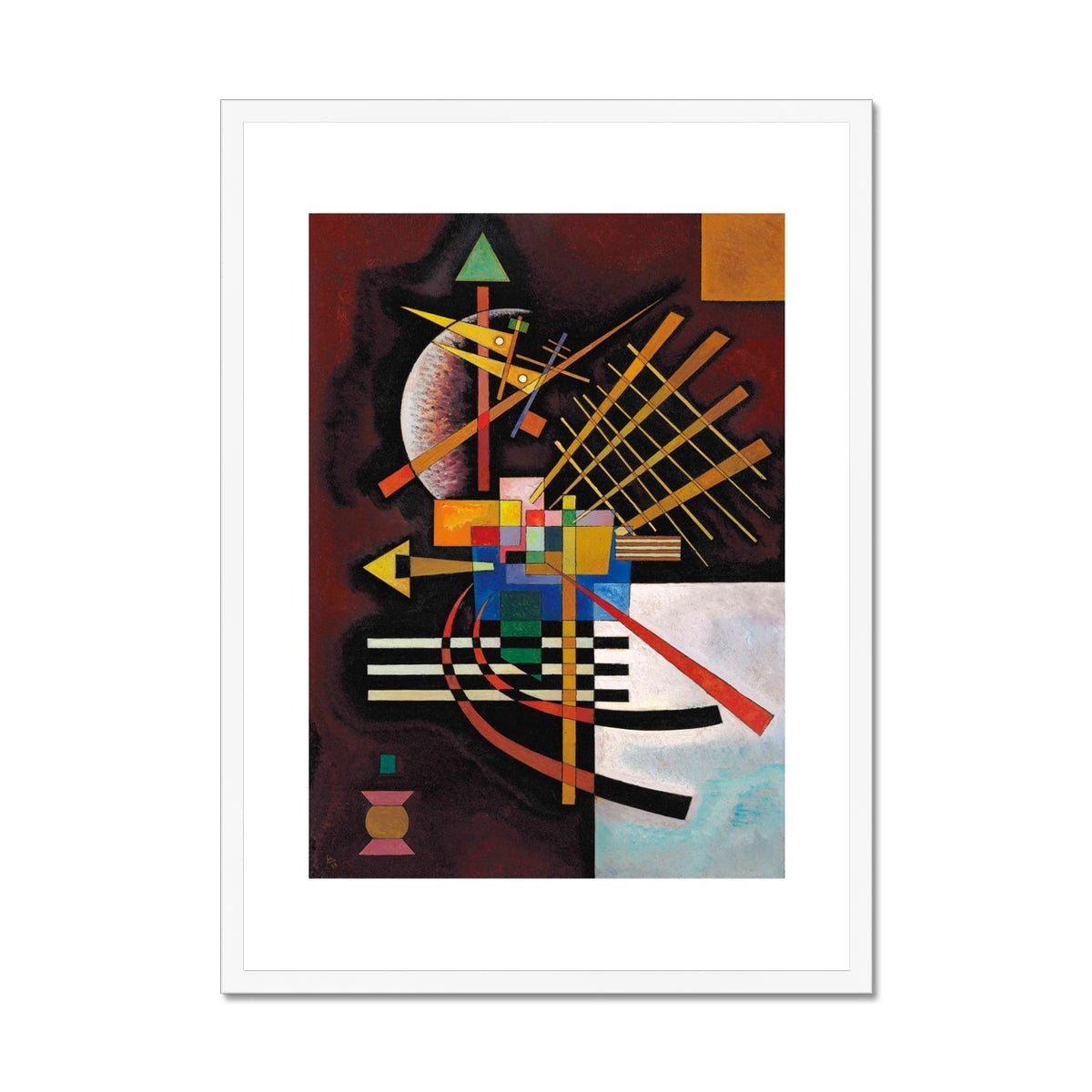 Wonky Walls - Oben und Links, 1925 - Wassily Kandinsky - Art Prints & Framed Canvases