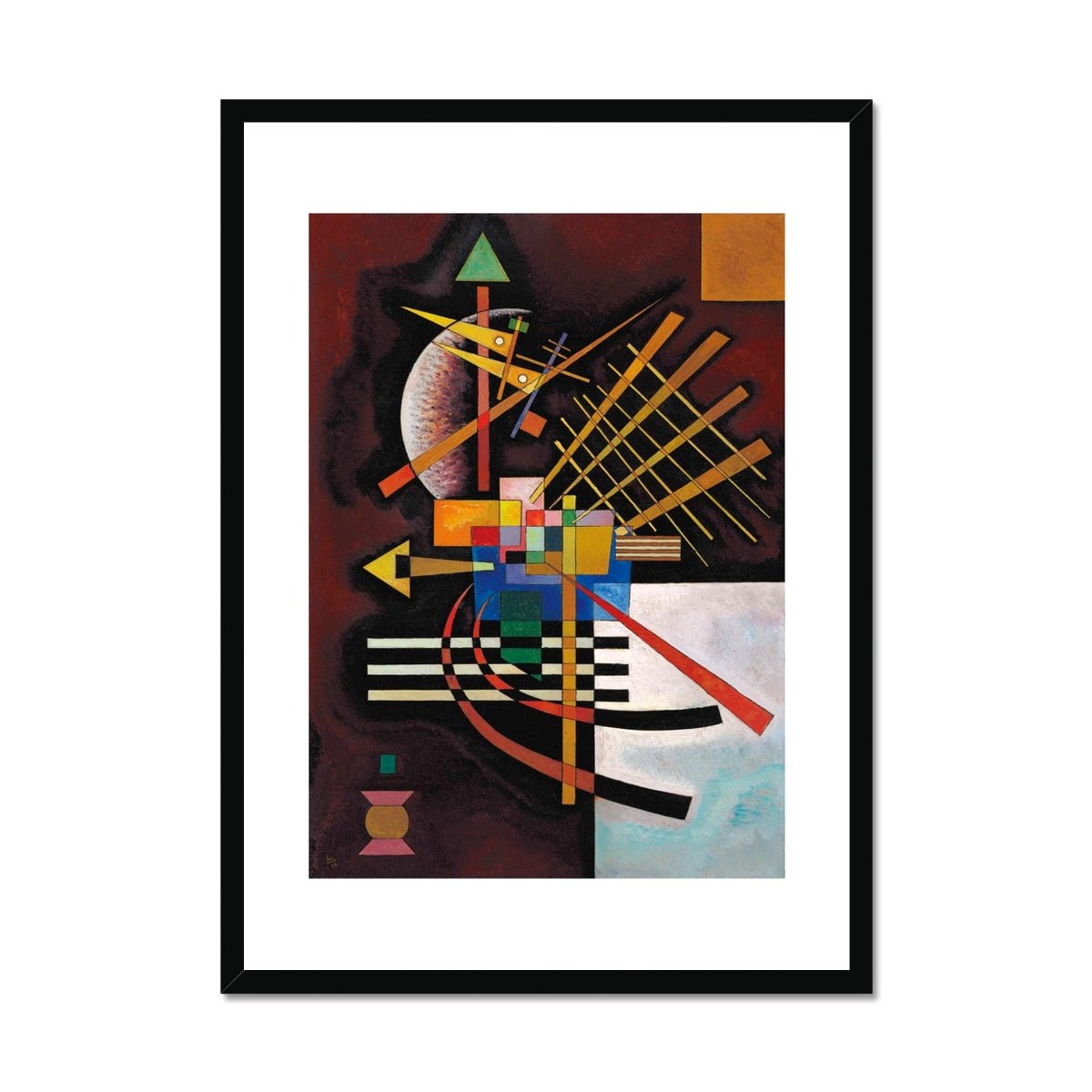 Wonky Walls - Oben und Links, 1925 - Wassily Kandinsky - Art Prints & Framed Canvases