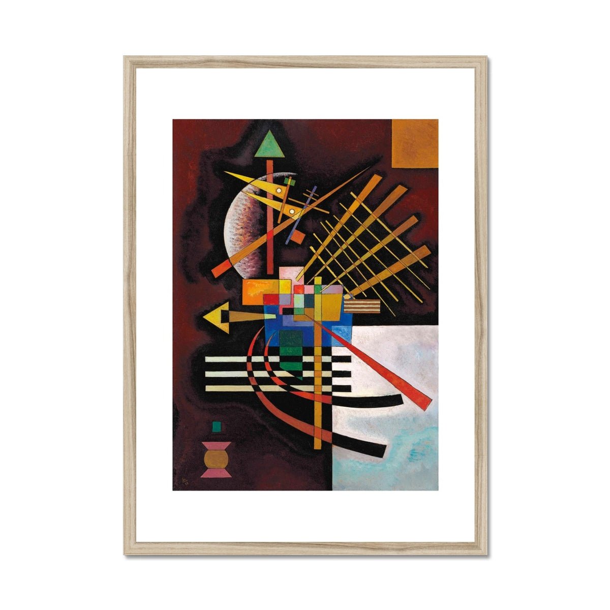 Wonky Walls - Oben und Links, 1925 - Wassily Kandinsky - Art Prints & Framed Canvases