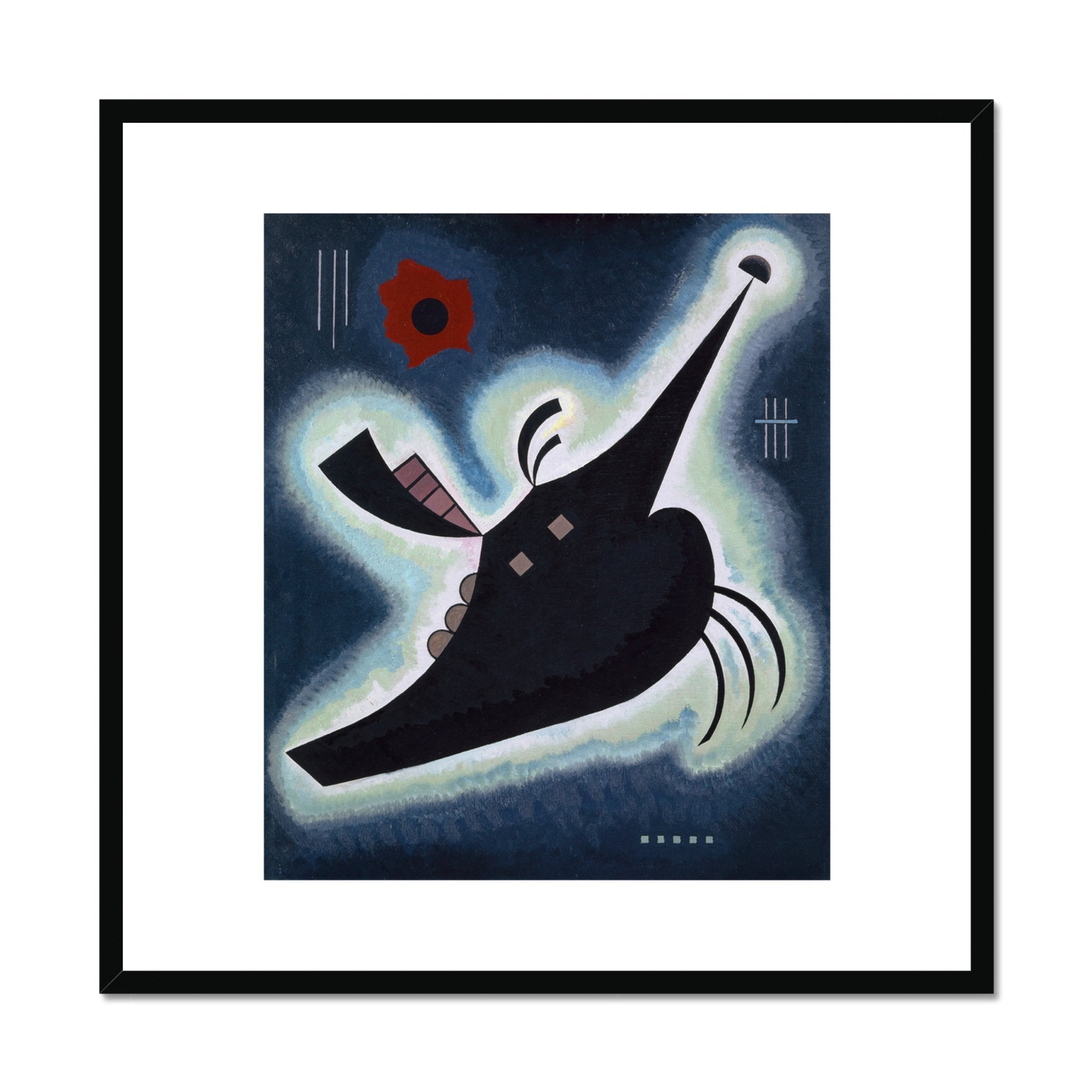 Wonky Walls - Pointed Black, 1931 - Wassily Kandinsky - Art Prints & Framed Canvases