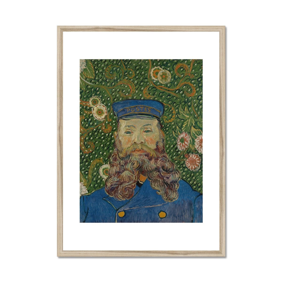 Wonky Walls - Portrait of Joseph Roulin, 1889 - Vincent van Gogh - Art Prints & Framed Canvases