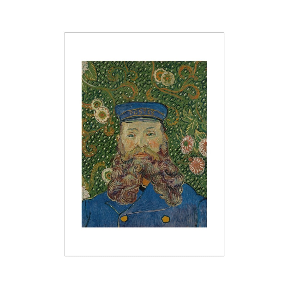 Wonky Walls - Portrait of Joseph Roulin, 1889 - Vincent van Gogh - Art Prints & Framed Canvases