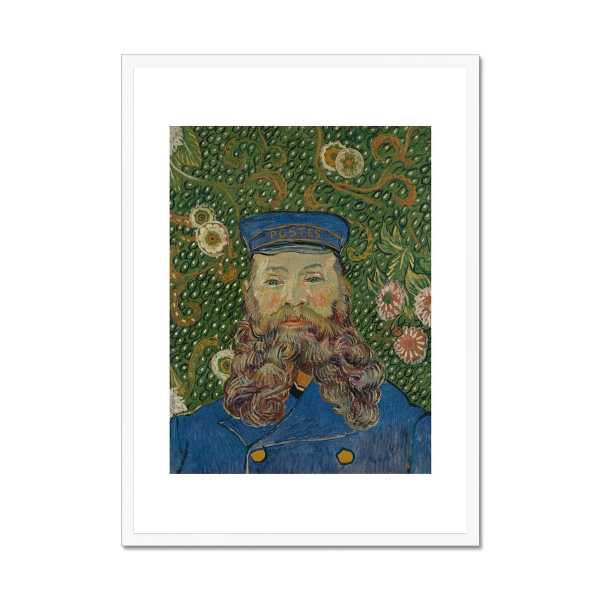 Wonky Walls - Portrait of Joseph Roulin, 1889 - Vincent van Gogh - Art Prints & Framed Canvases