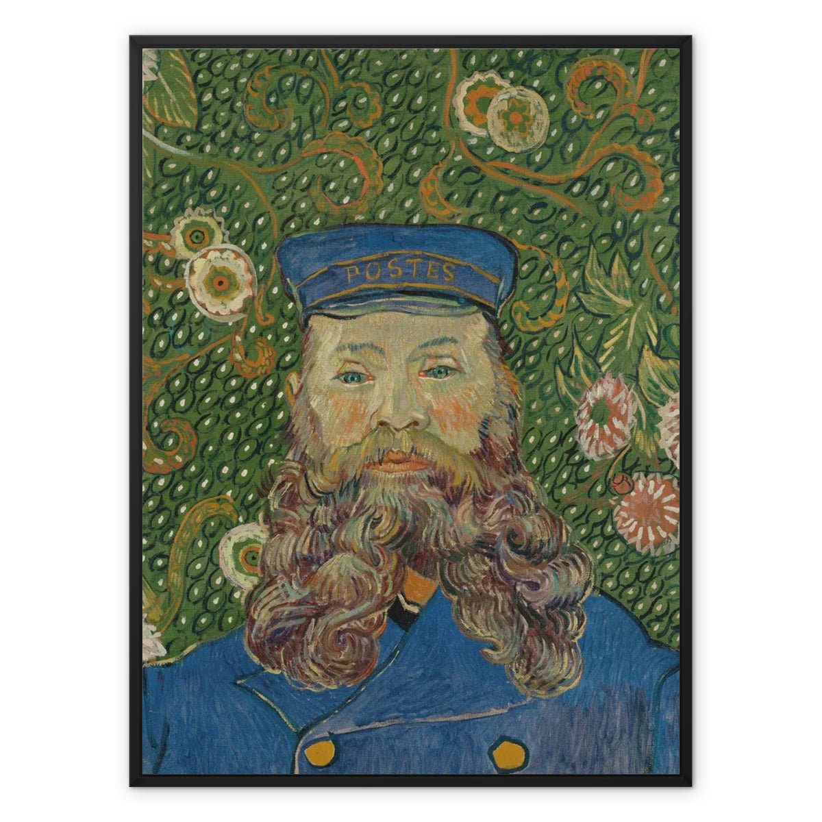 Wonky Walls - Portrait of Joseph Roulin, 1889 - Framed Canvas - Vincent van Gogh - Art Prints & Framed Canvases