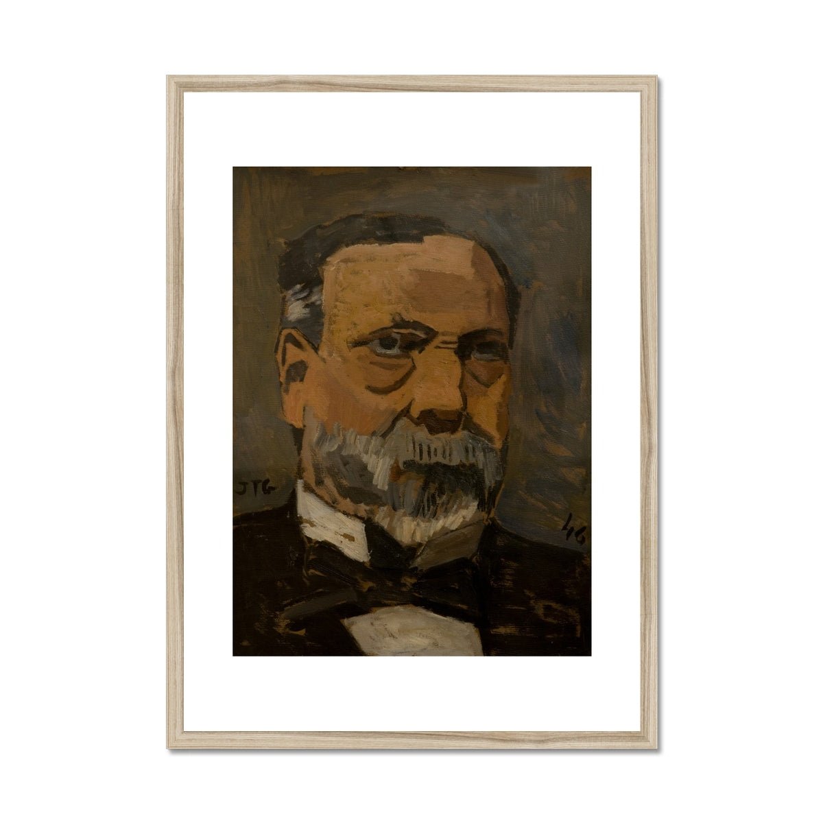 Wonky Walls - Retrato de hombre (Pasteur), 1946 - Joaquín Torres - García - Art Prints & Framed Canvases