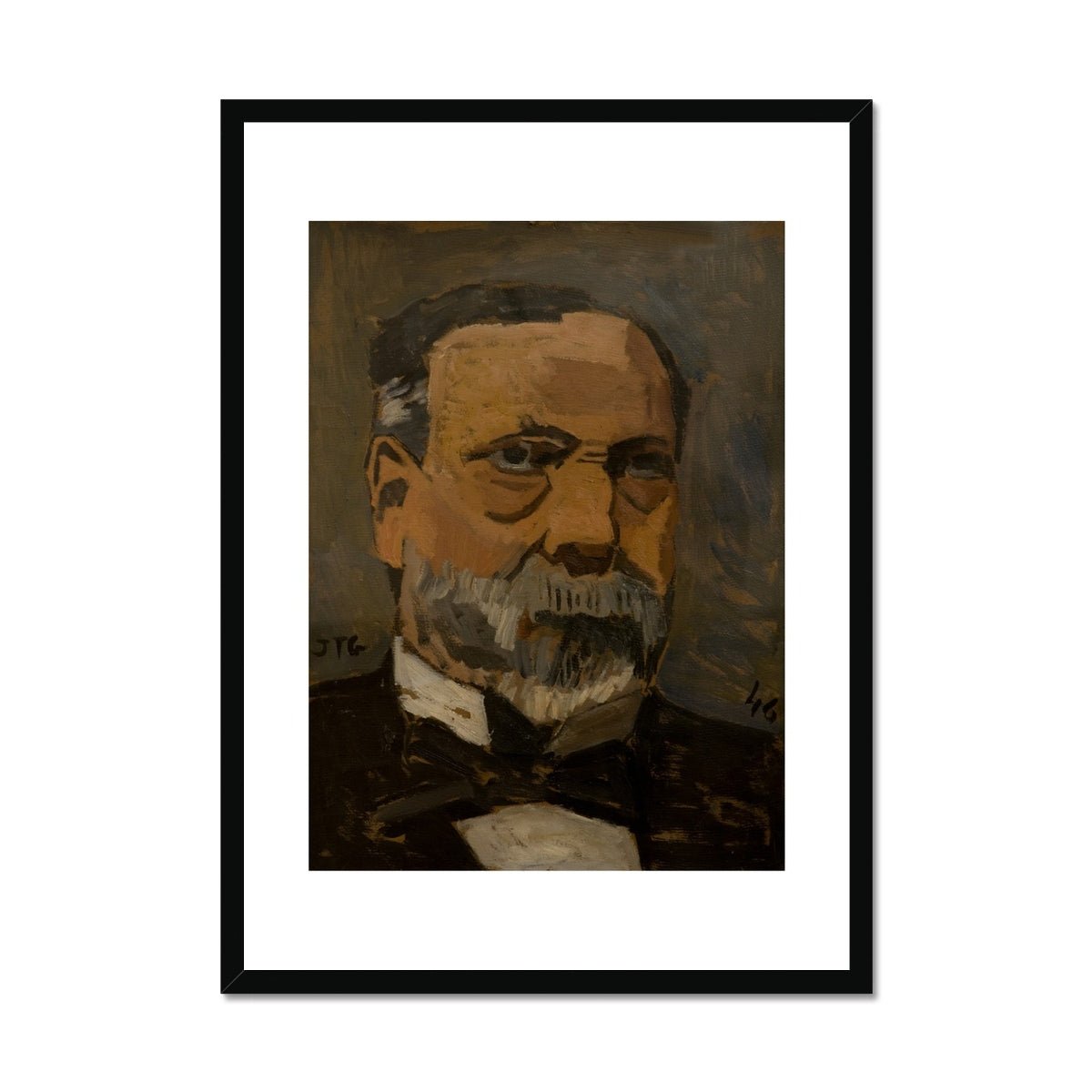 Wonky Walls - Retrato de hombre (Pasteur), 1946 - Joaquín Torres - García - Art Prints & Framed Canvases