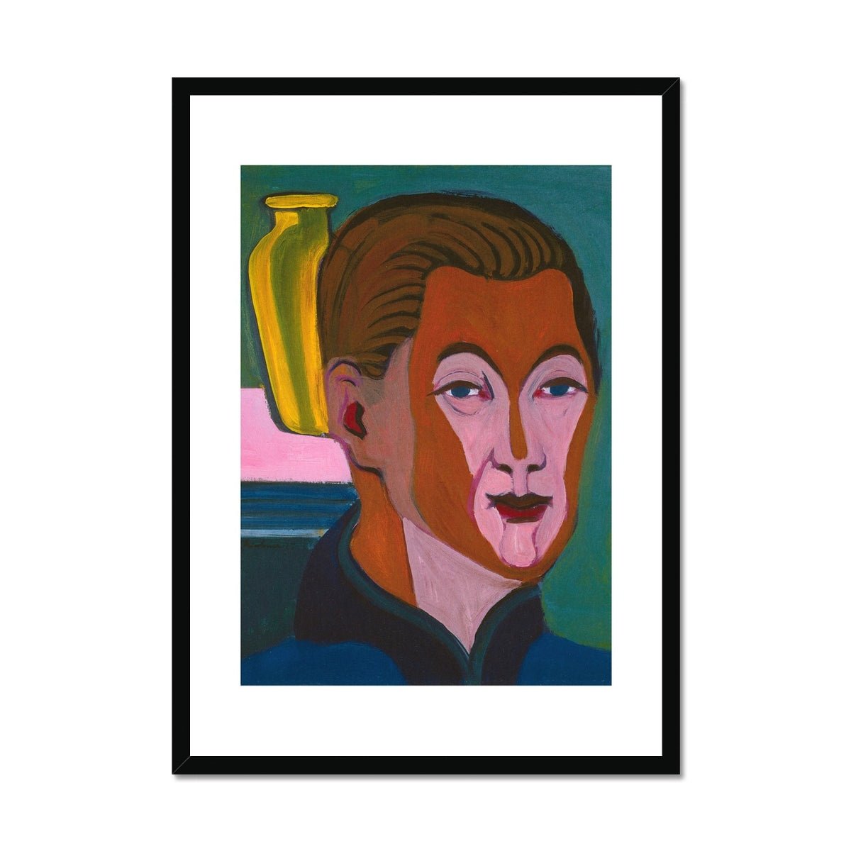 Wonky Walls - Self Portrait, 1925 - Ernst Ludwig Kirchner - Art Prints & Framed Canvases