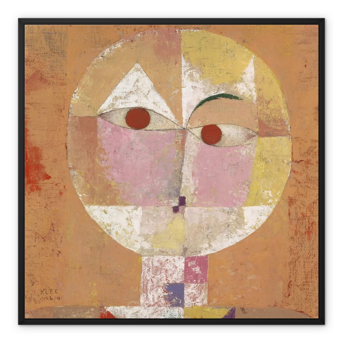 Wonky Walls - Senecio (Soon to be Aged), 1922 - Framed Canvas - Paul Klee - Art Prints & Framed Canvases