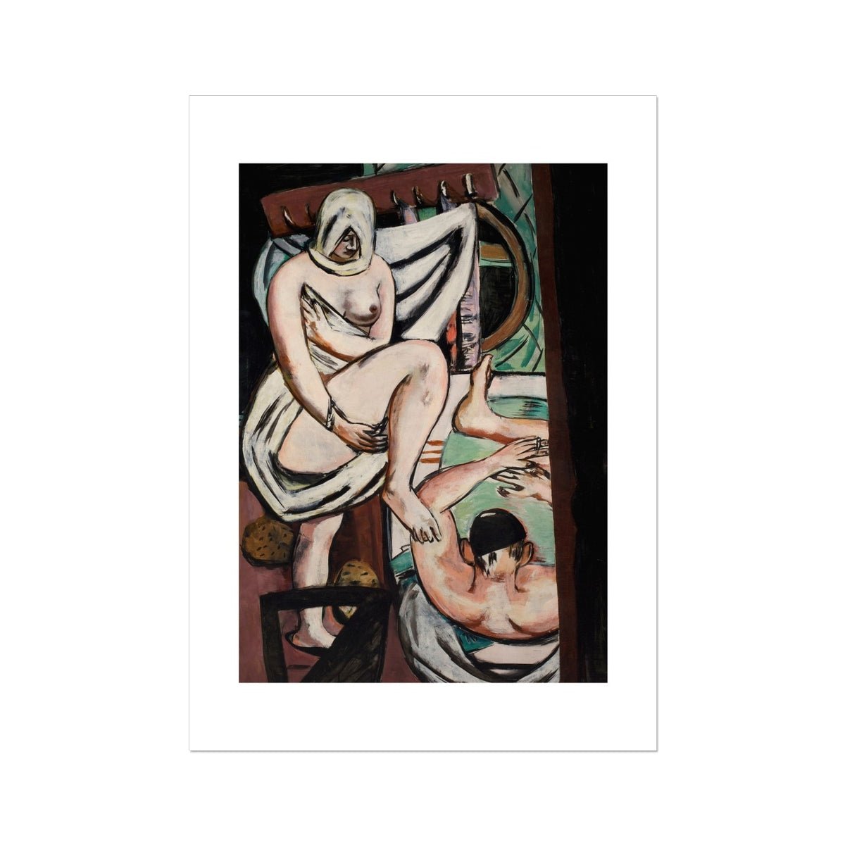 Wonky Walls - The Bath, 1930 - Max Beckmann - Art Prints & Framed Canvases