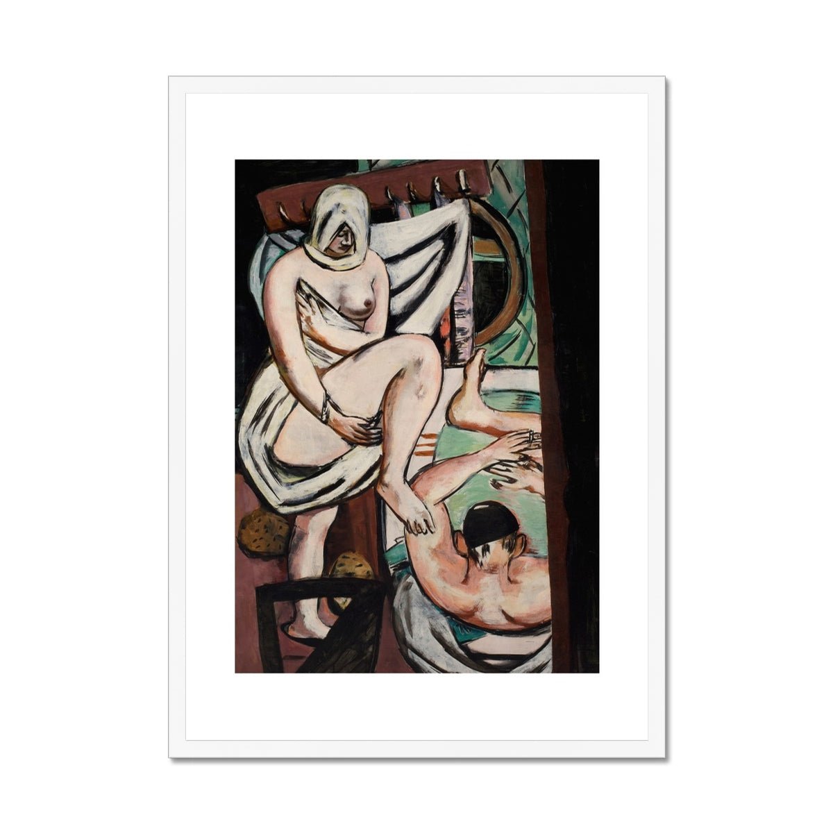 Wonky Walls - The Bath, 1930 - Max Beckmann - Art Prints & Framed Canvases