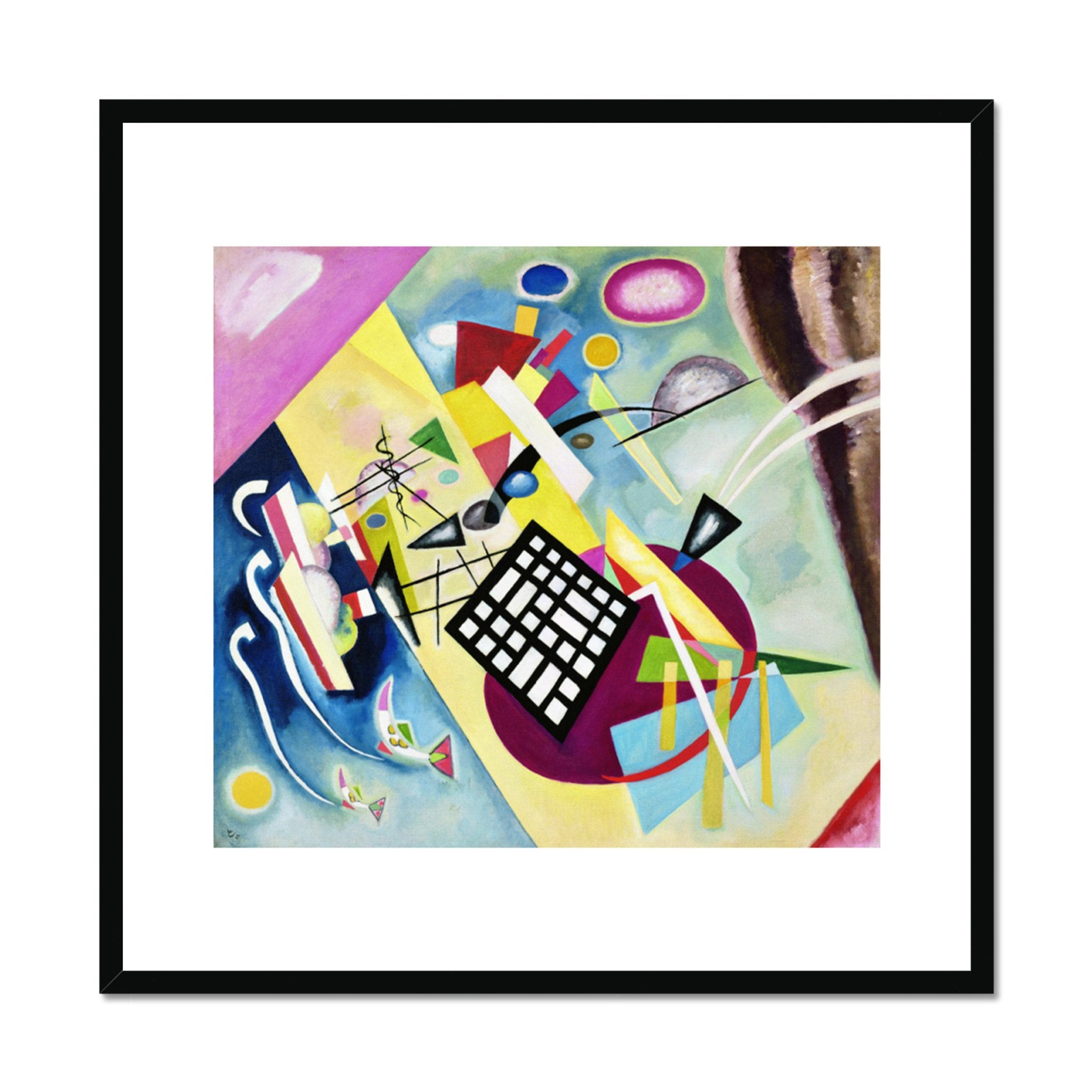 Wonky Walls - The Black Grid, 1922 - Wassily Kandinsky - Art Prints & Framed Canvases