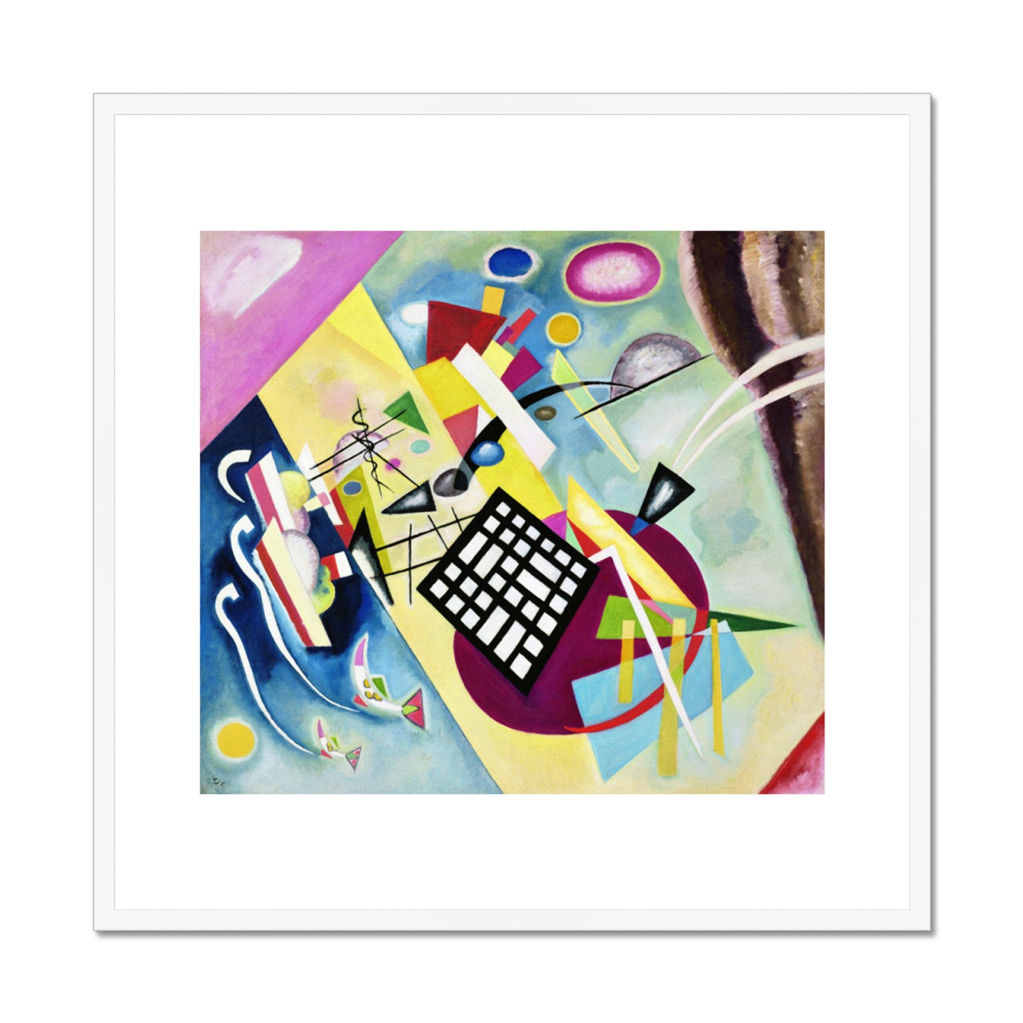 Wonky Walls - The Black Grid, 1922 - Wassily Kandinsky - Art Prints & Framed Canvases