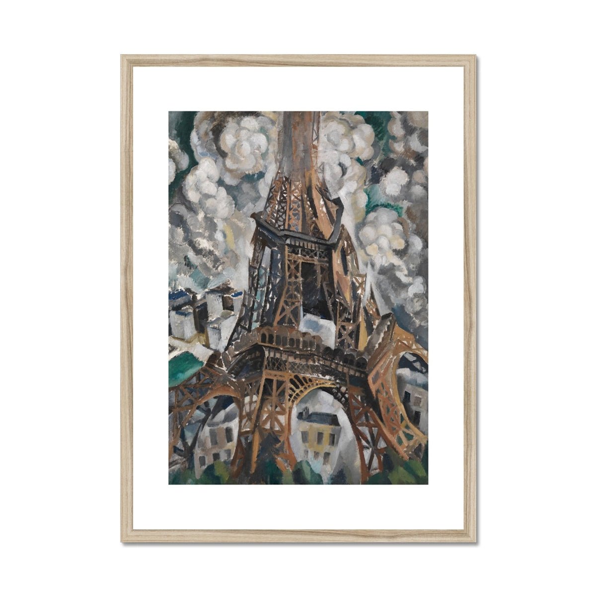 Wonky Walls - The Eiffel Tower, 1909 - 1910 - Robert Delaunay - Art Prints & Framed Canvases