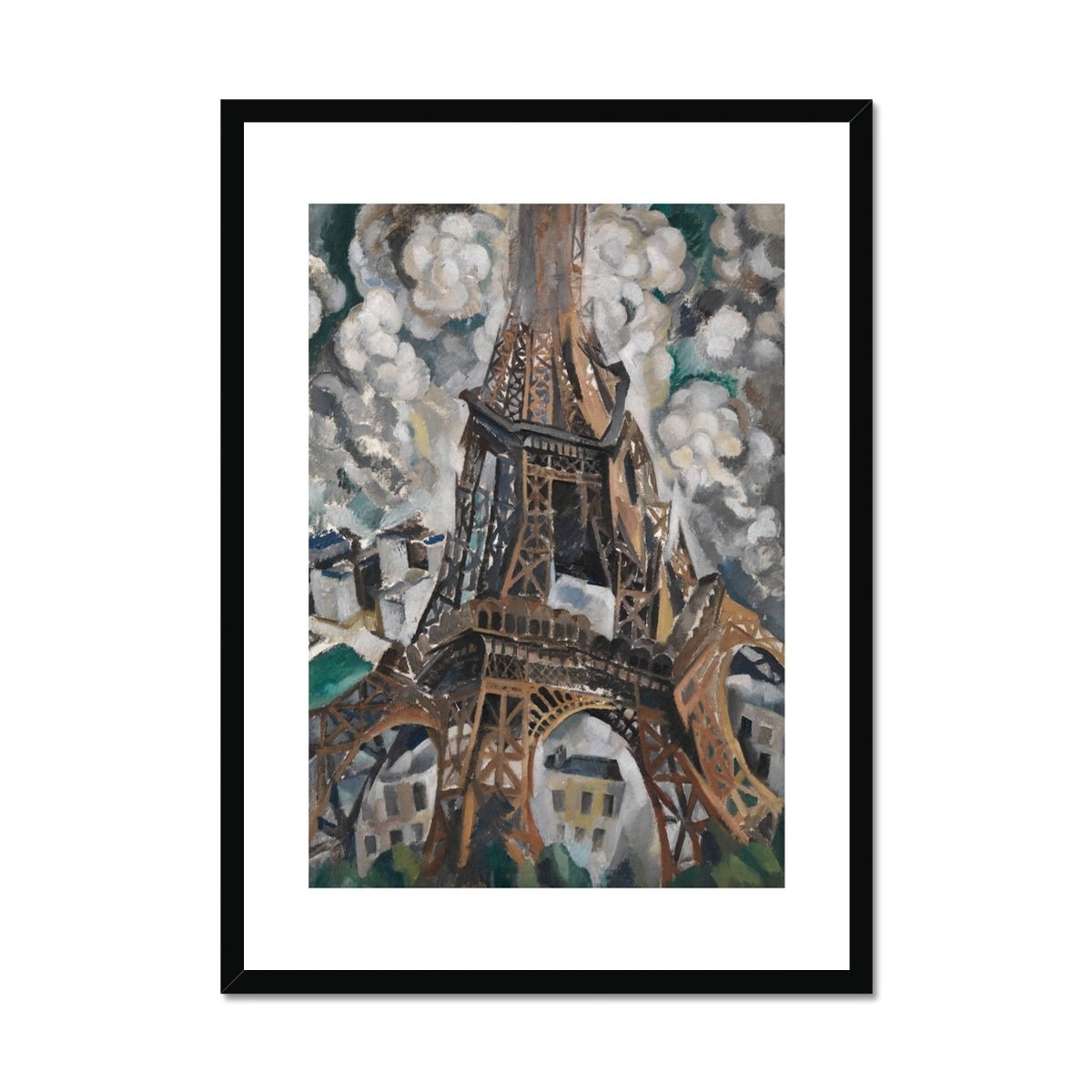 Wonky Walls - The Eiffel Tower, 1909 - 1910 - Robert Delaunay - Art Prints & Framed Canvases