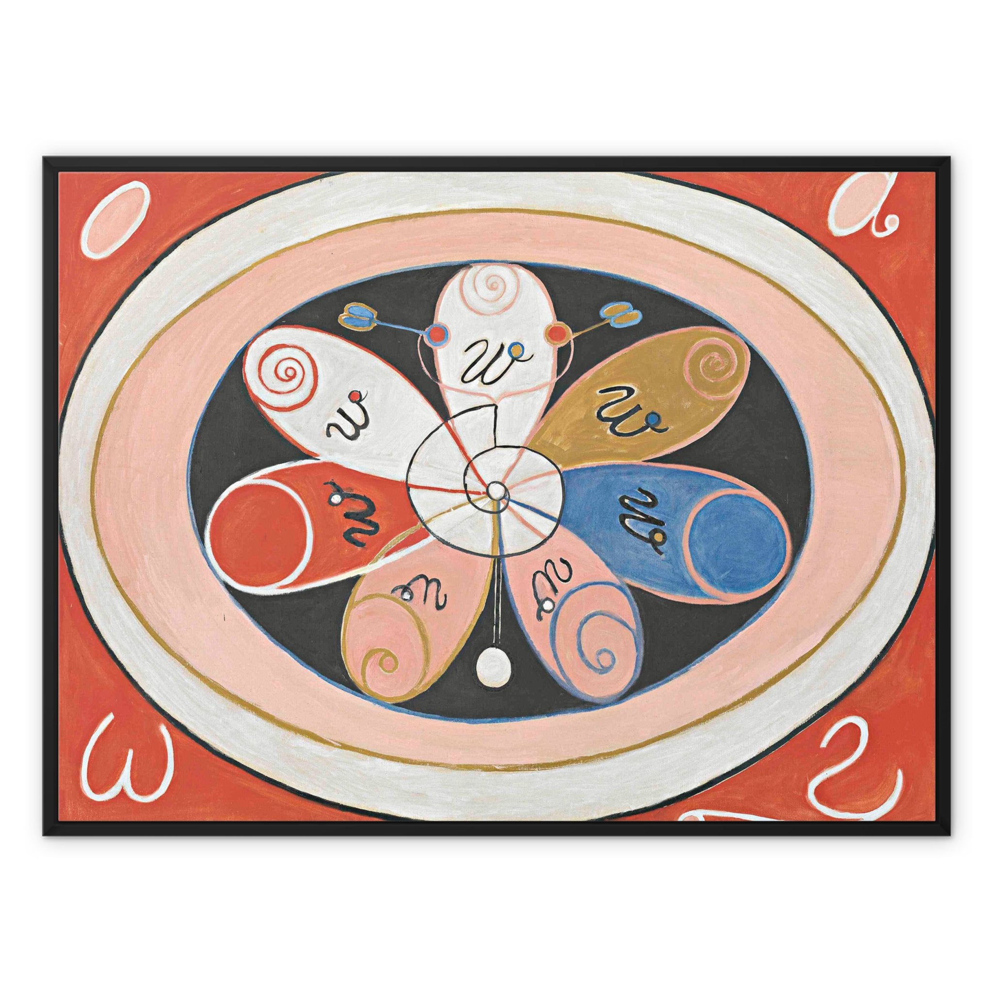 Wonky Walls - The Seven Pointed Stars, 1907 - Framed Canvas - Hilma af Klint - Art Prints & Framed Canvases