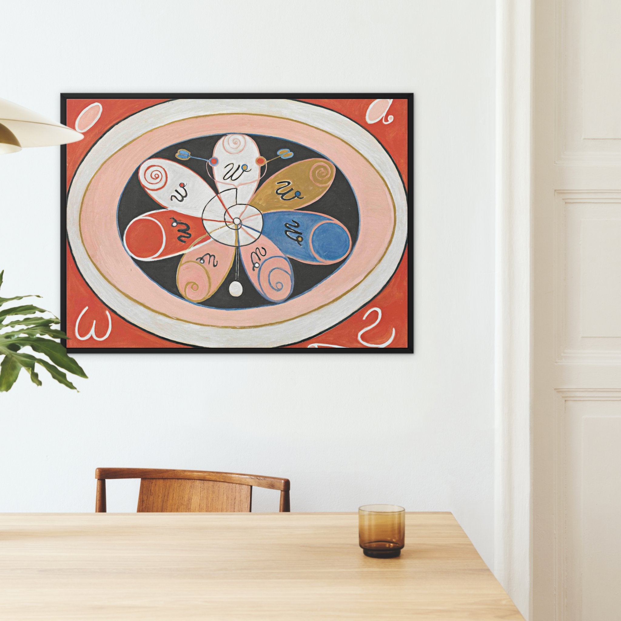 Wonky Walls - The Seven Pointed Stars, 1907 - Framed Canvas - Hilma af Klint - Art Prints & Framed Canvases