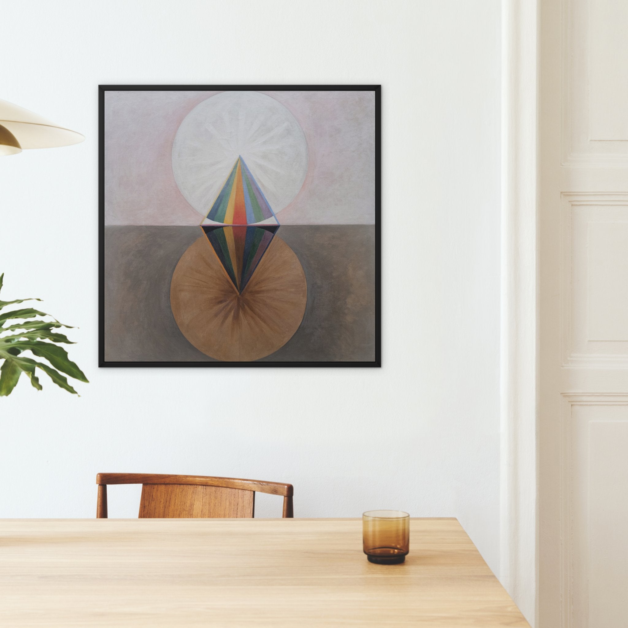 Wonky Walls - The Swan, No. 12, Group IX - SUW, 1915 - Framed Canvas - Hilma af Klint - Art Prints & Framed Canvases