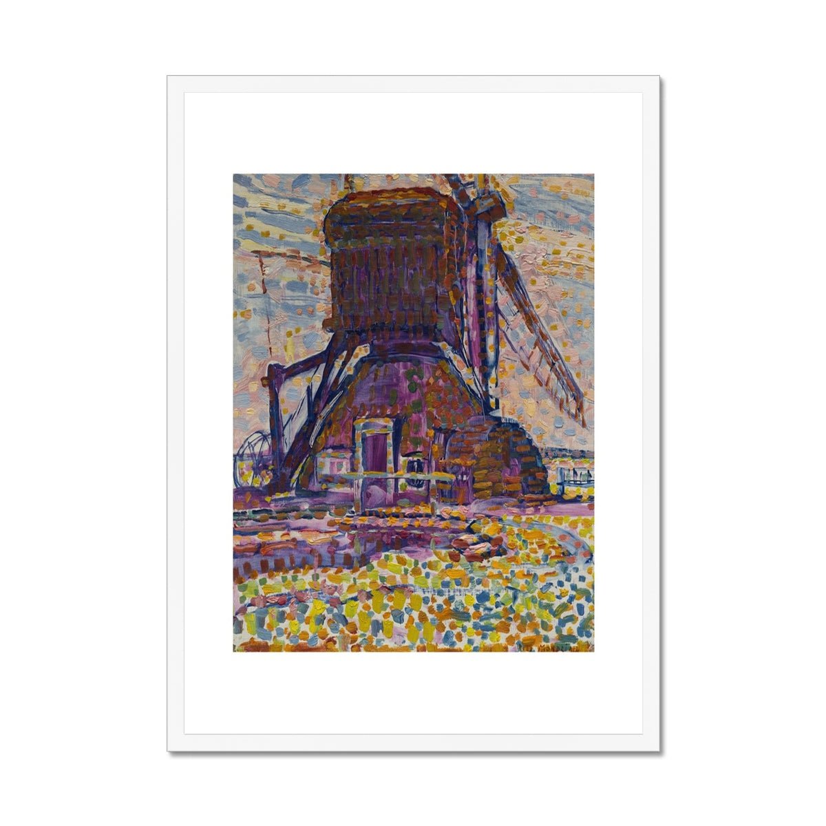 Wonky Walls - The Winkel Mill, 1908 - Piet Mondrian - Art Prints & Framed Canvases