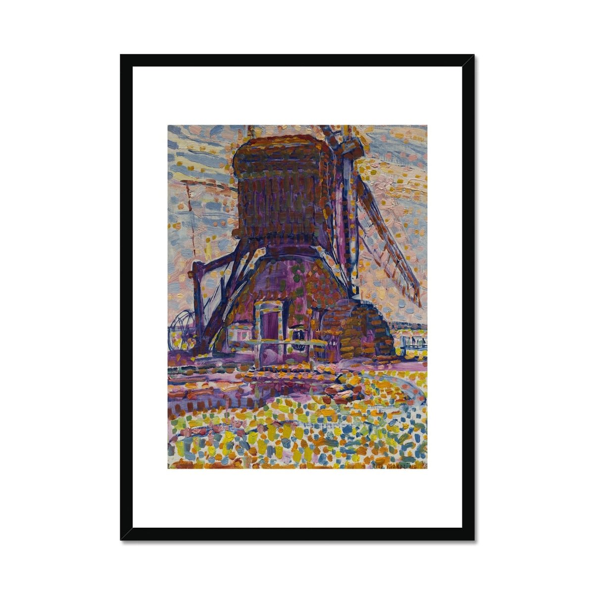 Wonky Walls - The Winkel Mill, 1908 - Piet Mondrian - Art Prints & Framed Canvases