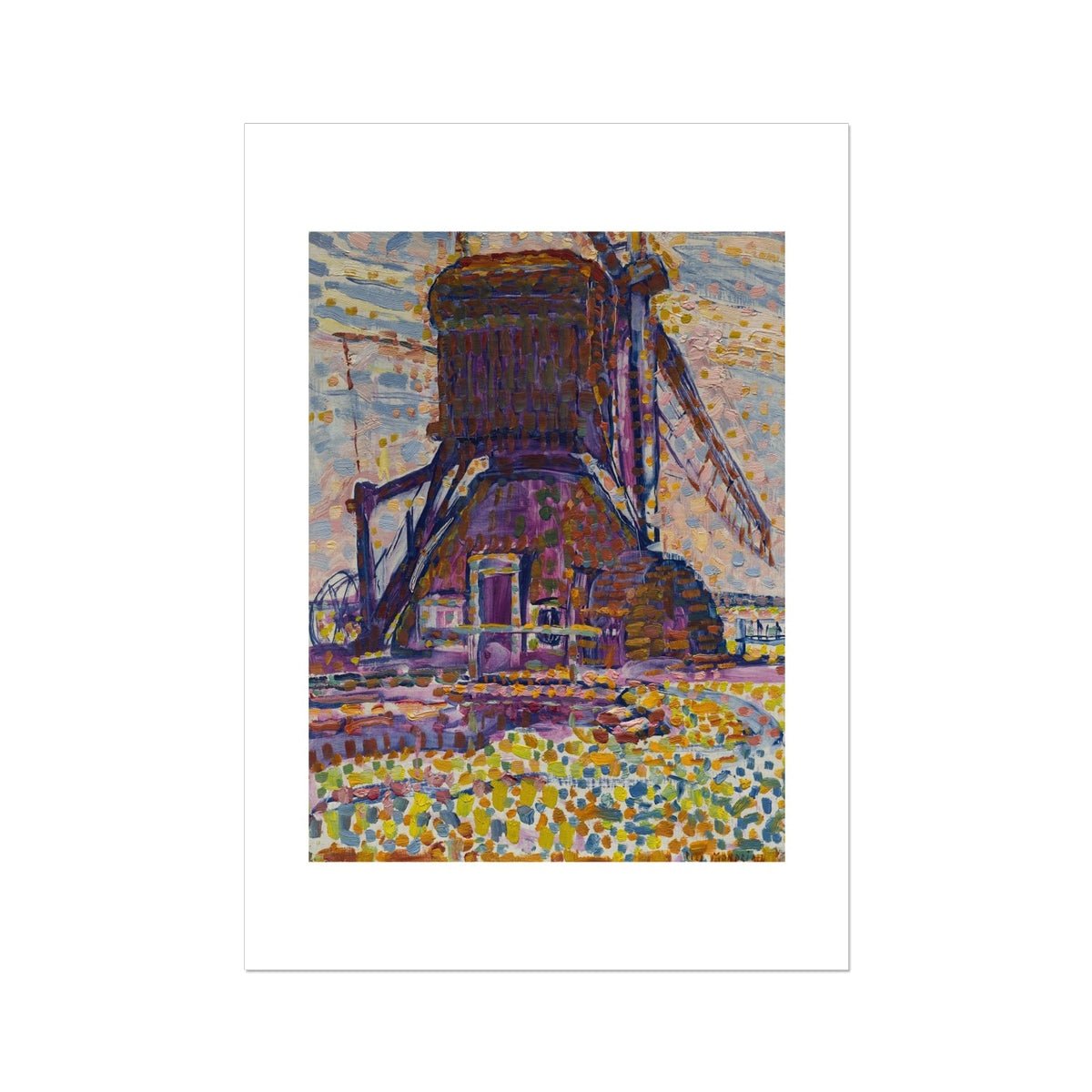 Wonky Walls - The Winkel Mill, 1908 - Piet Mondrian - Art Prints & Framed Canvases