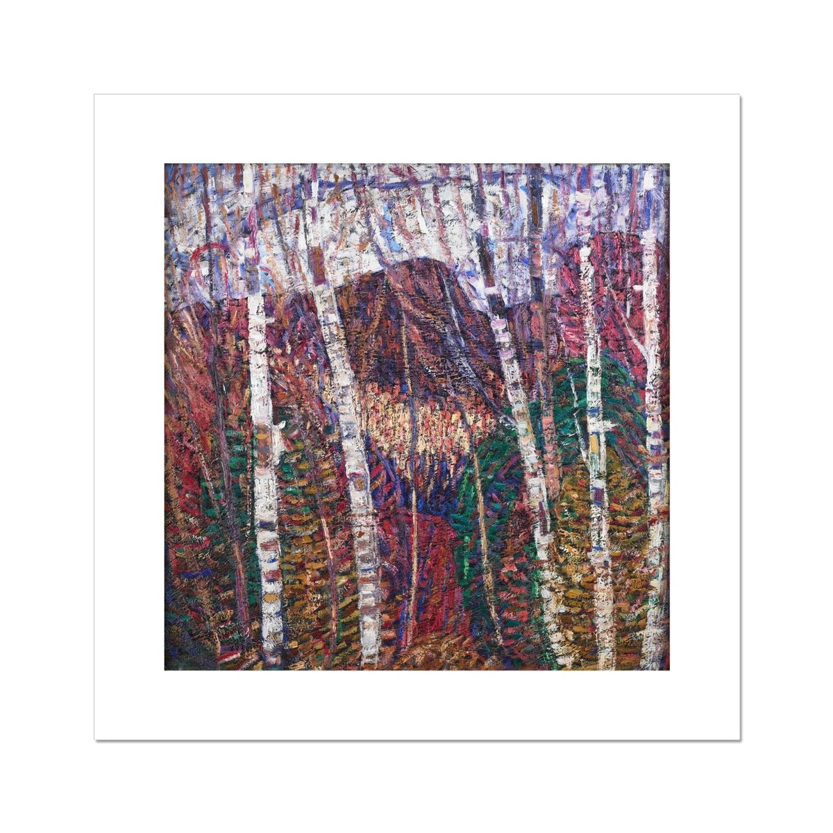 Wonky Walls - White Birches, 1908 - Marsden Hartley - Art Prints & Framed Canvases