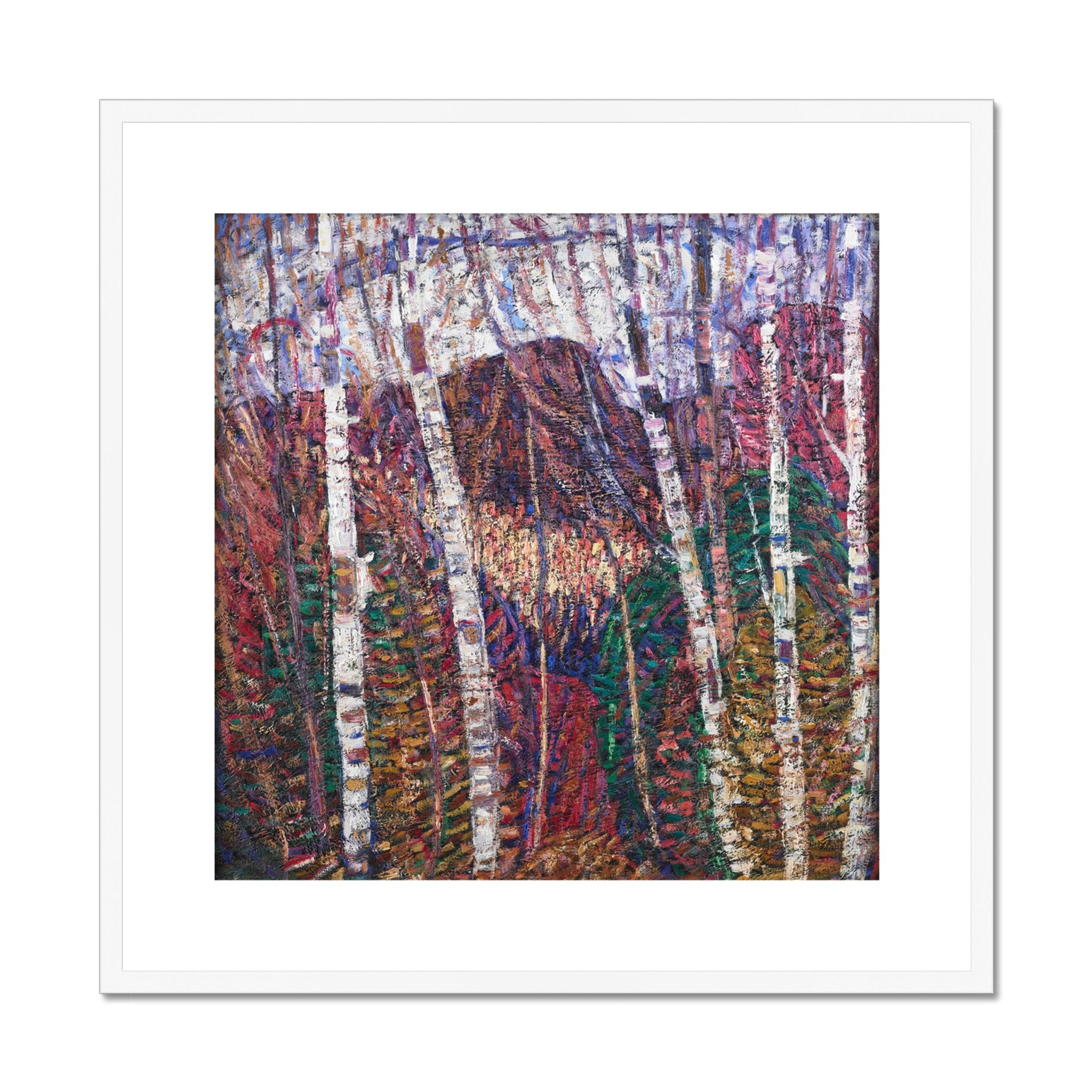 Wonky Walls - White Birches, 1908 - Marsden Hartley - Art Prints & Framed Canvases