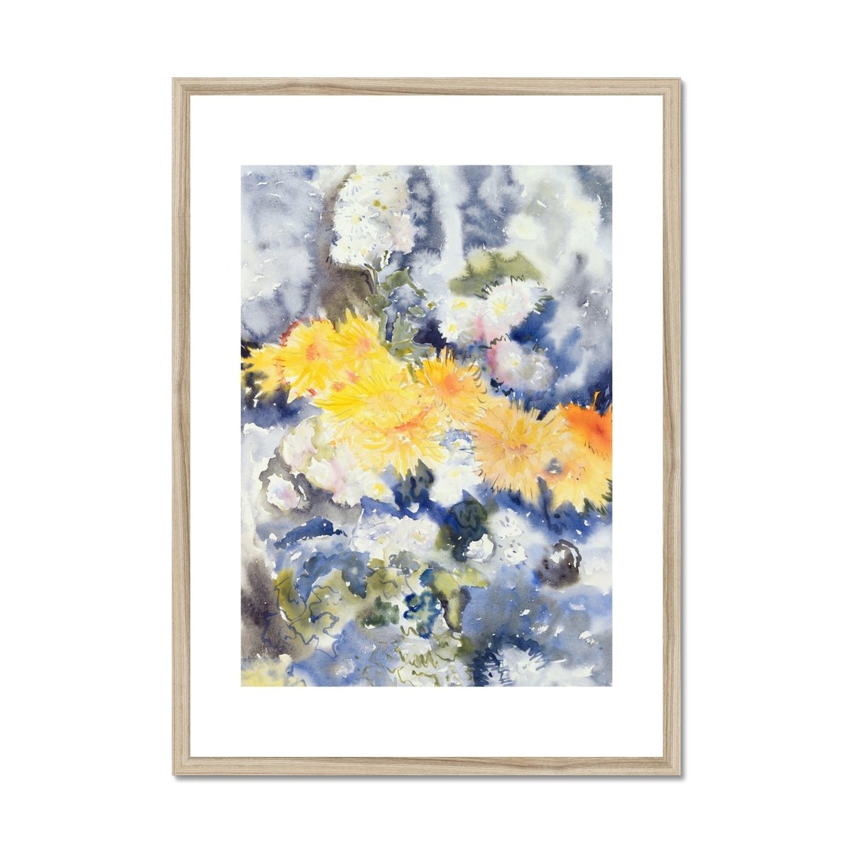 Wonky Walls - Yellow & Blue, 1915 - Charles Demuth - Art Prints & Framed Canvases