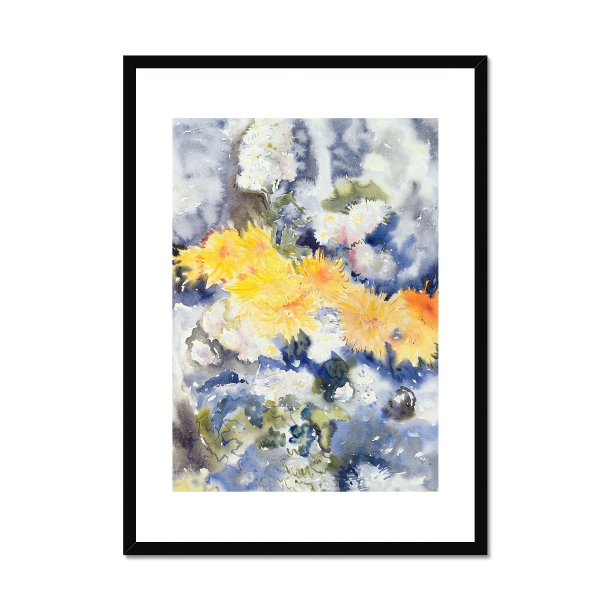 Wonky Walls - Yellow & Blue, 1915 - Charles Demuth - Art Prints & Framed Canvases